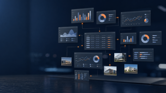 Multi-location facility reporting dashboard